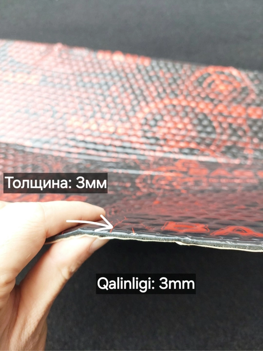 Shumoff Base 1.6/2/3 mm vibro va shovqin izolyatsiyasi, avtomobil uchun, shovqin yutuvchi