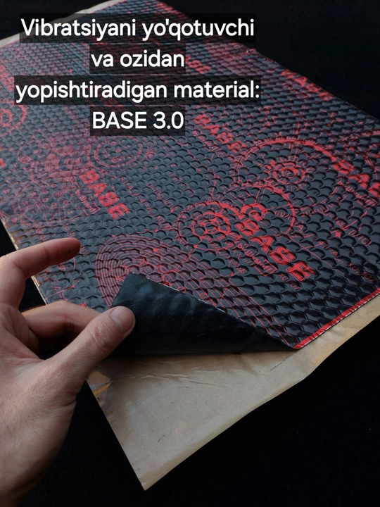 Shumoff Base 1.6/2/3 mm vibro va shovqin izolyatsiyasi, avtomobil uchun, shovqin yutuvchi