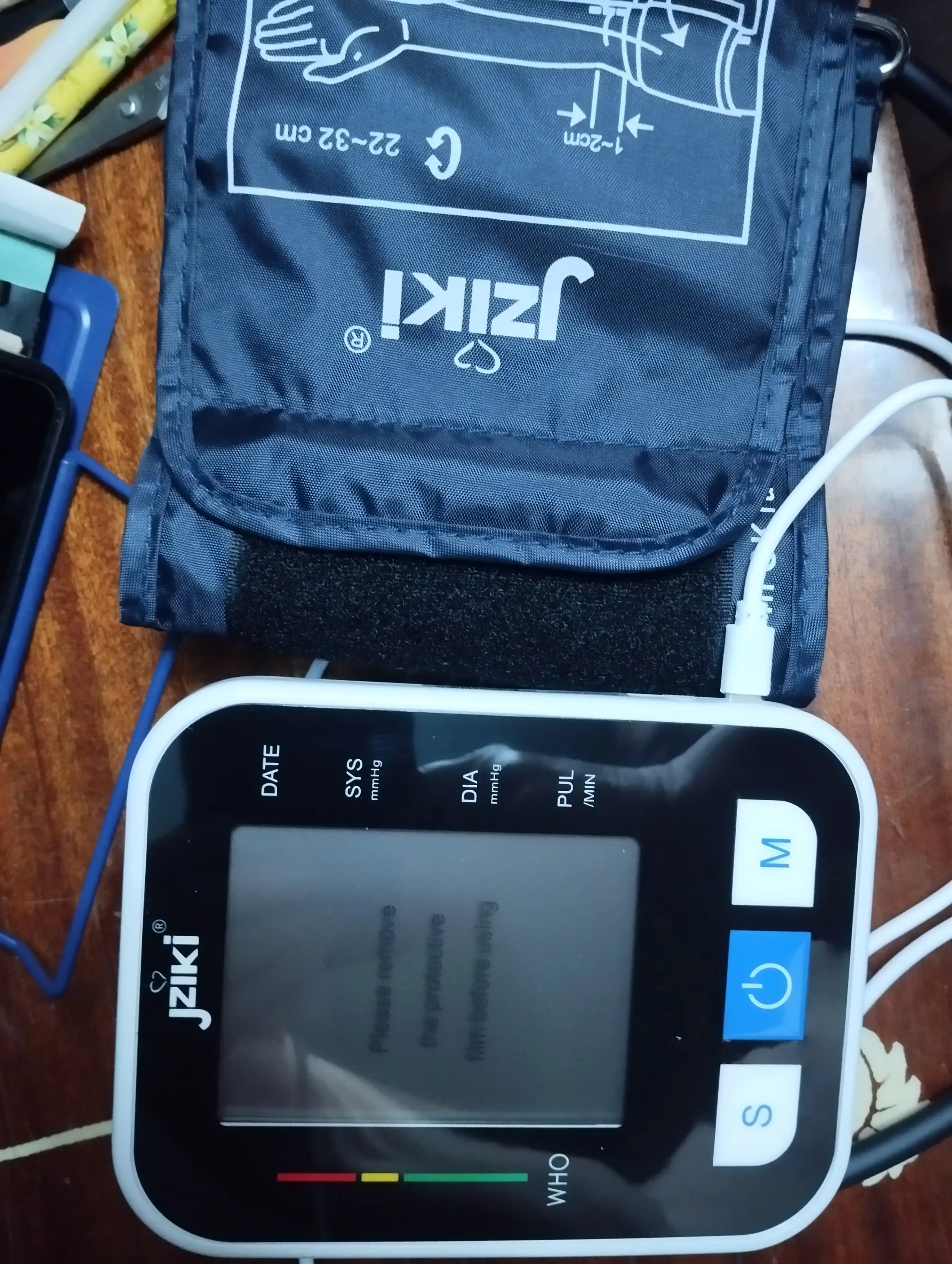 Avtomatik tonometr JZIKI ZK-B872 bosimni oʻlchash uchun, ovozli qoʻllanma bilan, elektron