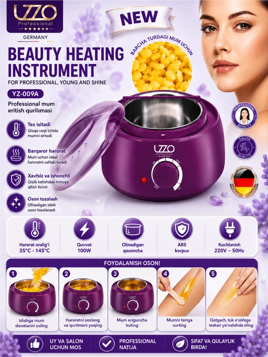 UZO Professional YZ-009A mum eritish qurilmasi - 