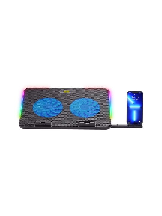 2E GAMING sovutgichli noutbuk tagligi, 14"-17.3," LED yoritgich, kuchli