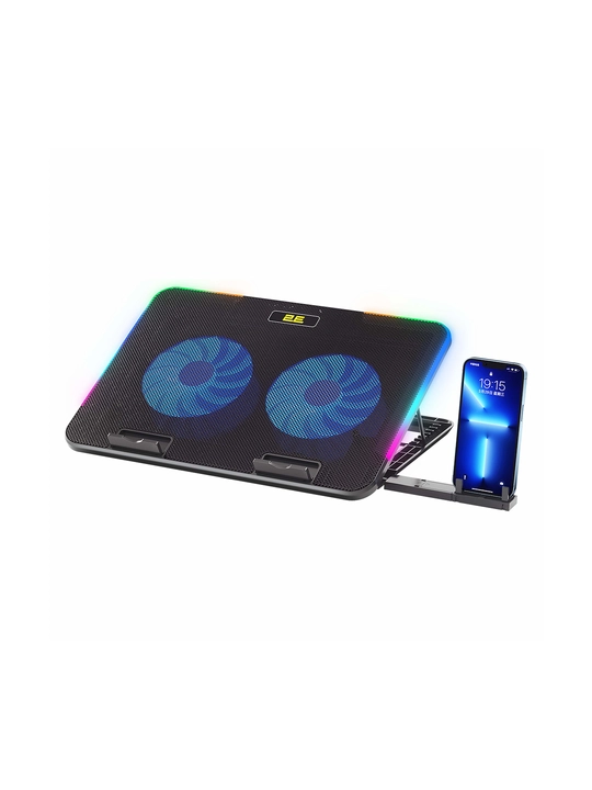 2E GAMING sovutgichli noutbuk tagligi, 14"-17.3," LED yoritgich, kuchli