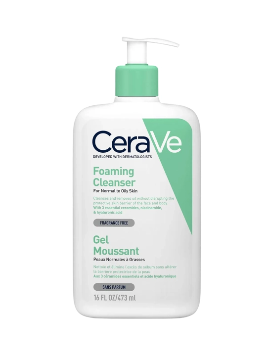 CERAVE Гель очищающий для нормальной и жирной кожи лица и тела 473 мл