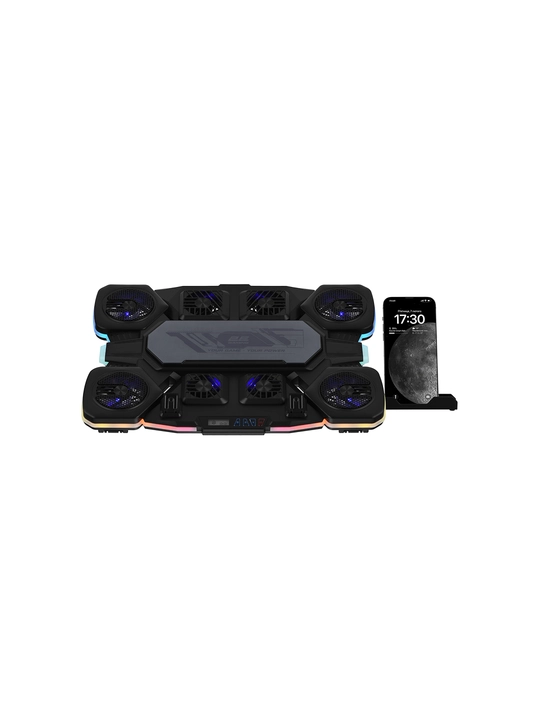 2E GAMING sovutgichli noutbuk tagligi, 14"-17.3," LED yoritgich, kuchli