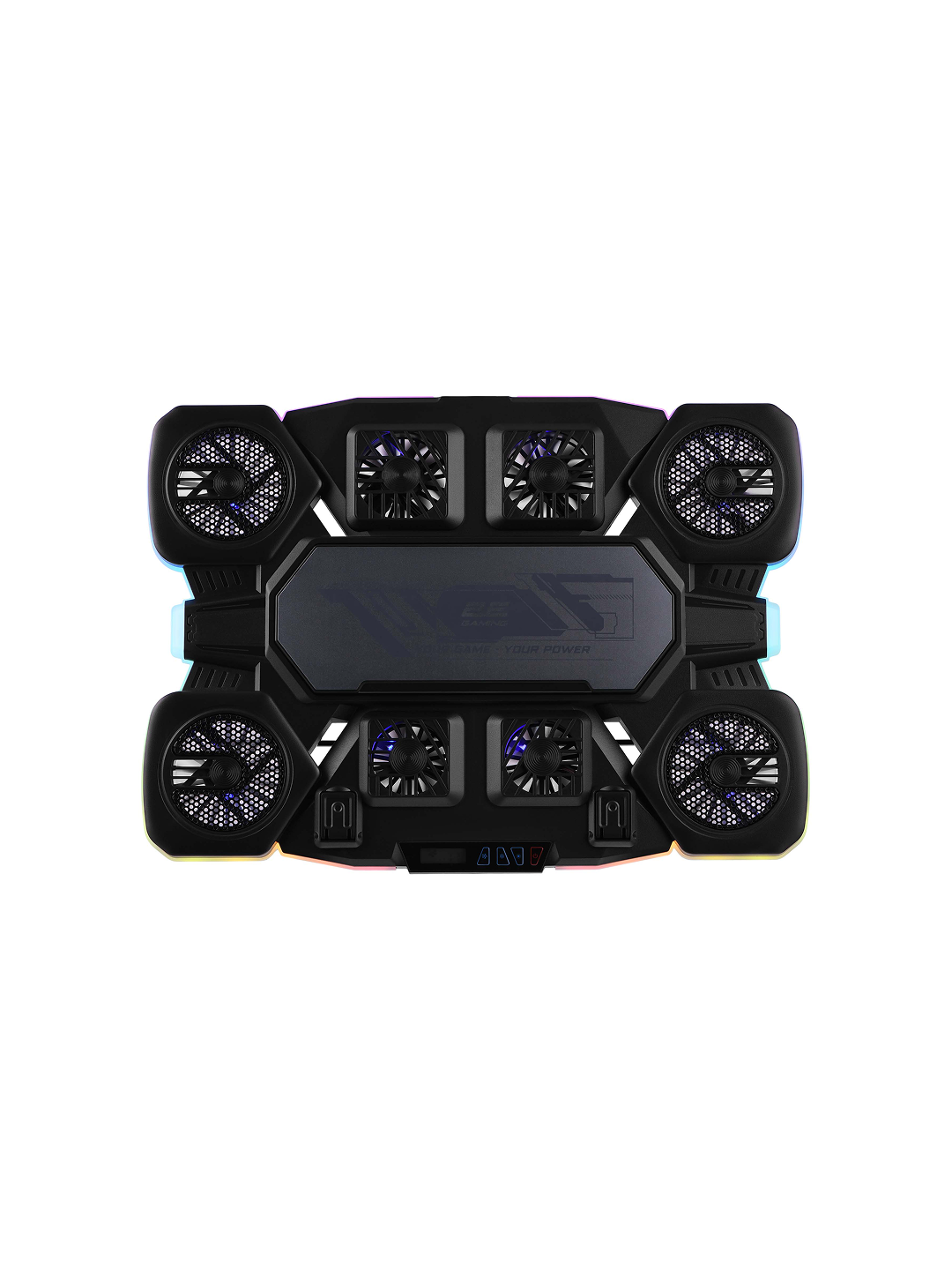 2E GAMING sovutgichli noutbuk tagligi, 14"-17.3," LED yoritgich, kuchli