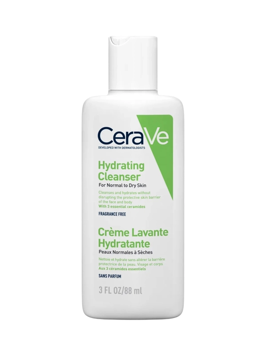 CERAVE Yuz va tana uchun namlantiruvchi tozalovchi krem-gel 88 ml