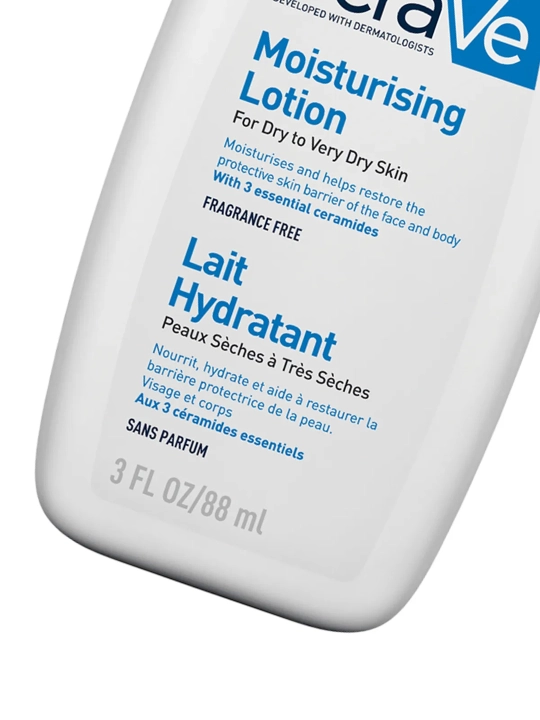 CERAVE Yuz va tana quruq hamda juda quruq terisi uchun namlantiruvchi loson 88 ml
