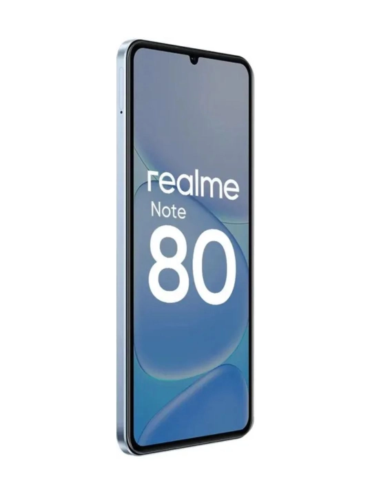 Смартфон realme Note 80, 6.74″ LCD 90 Гц, 6300 мА·ч, камера 8 МП, Unisoc T7250 4G LTE IP54