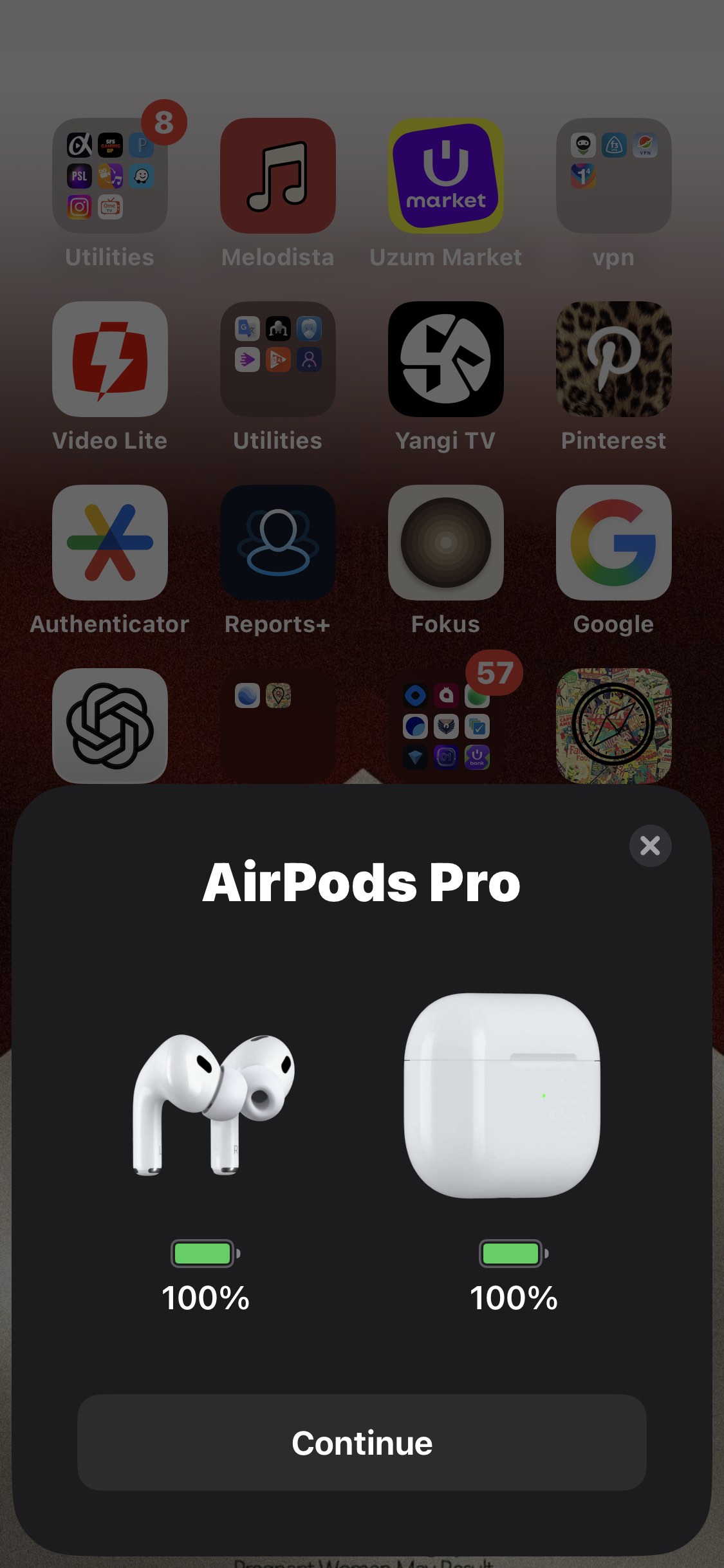 Simsiz quloqchinlar Pro 2 bluetooth naushnik iPhone va Android uchun