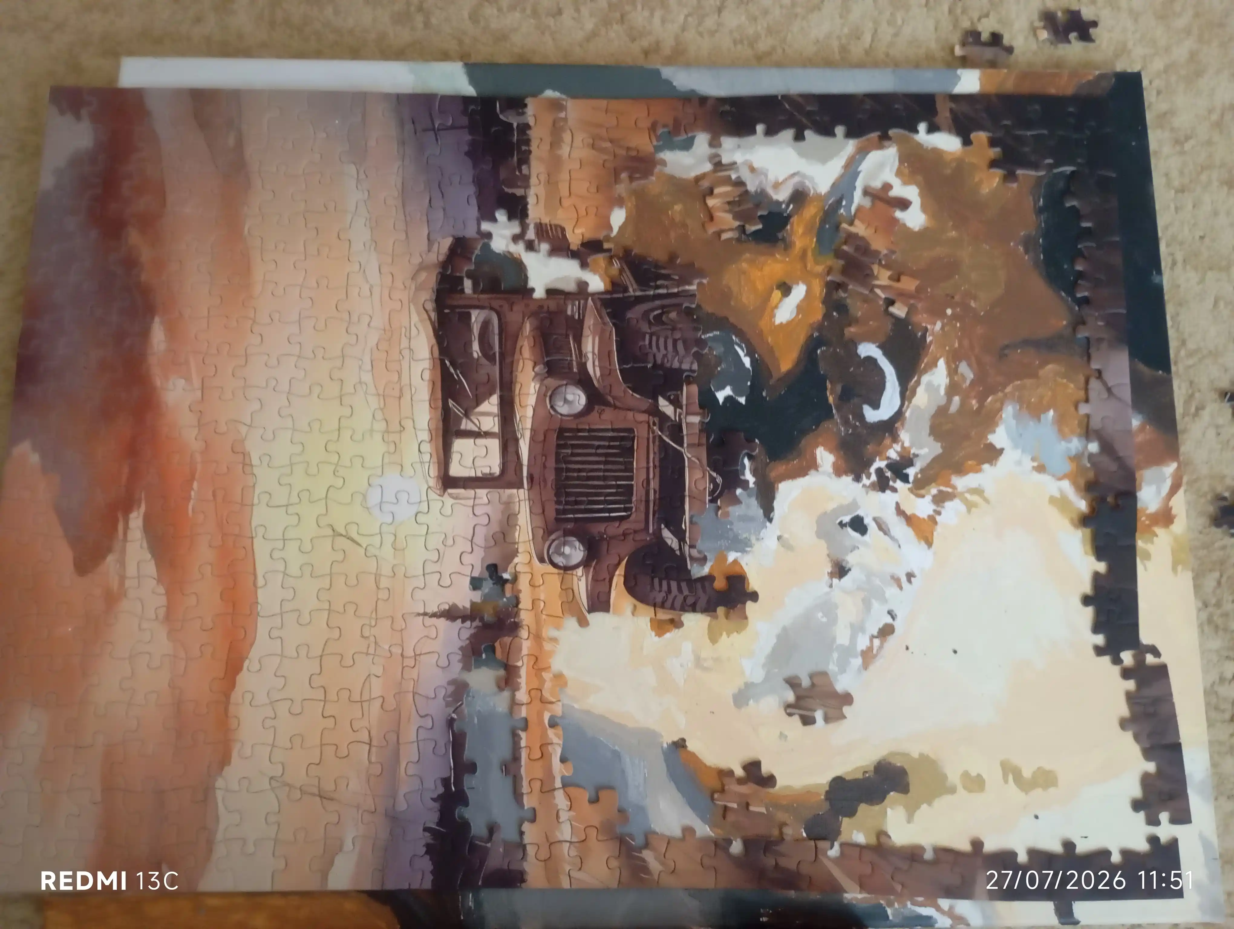 Jigsaw Puzzle —красивий пазл для детей и взрослых,  картонная мозаика, пазл 500 деталей