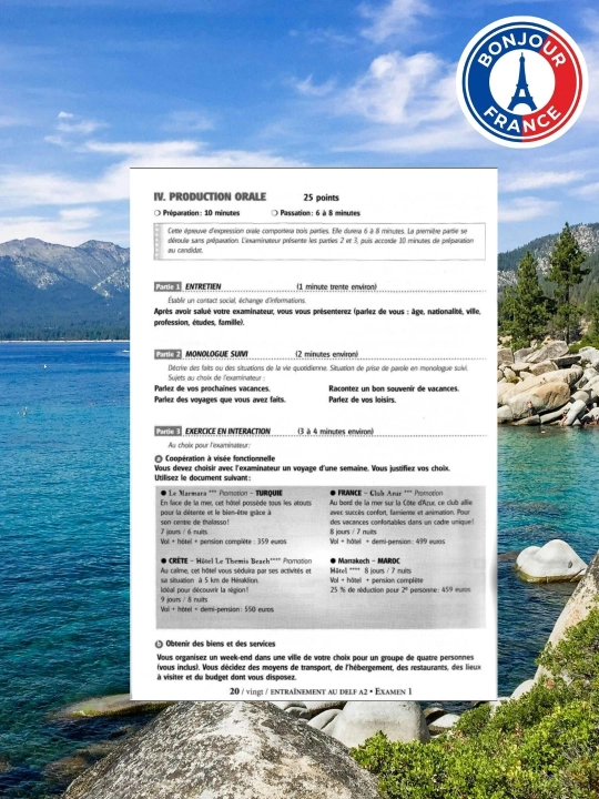 Tout Va Bien 1 – Entraînement au DELF A1–A2 | Французский, без CD