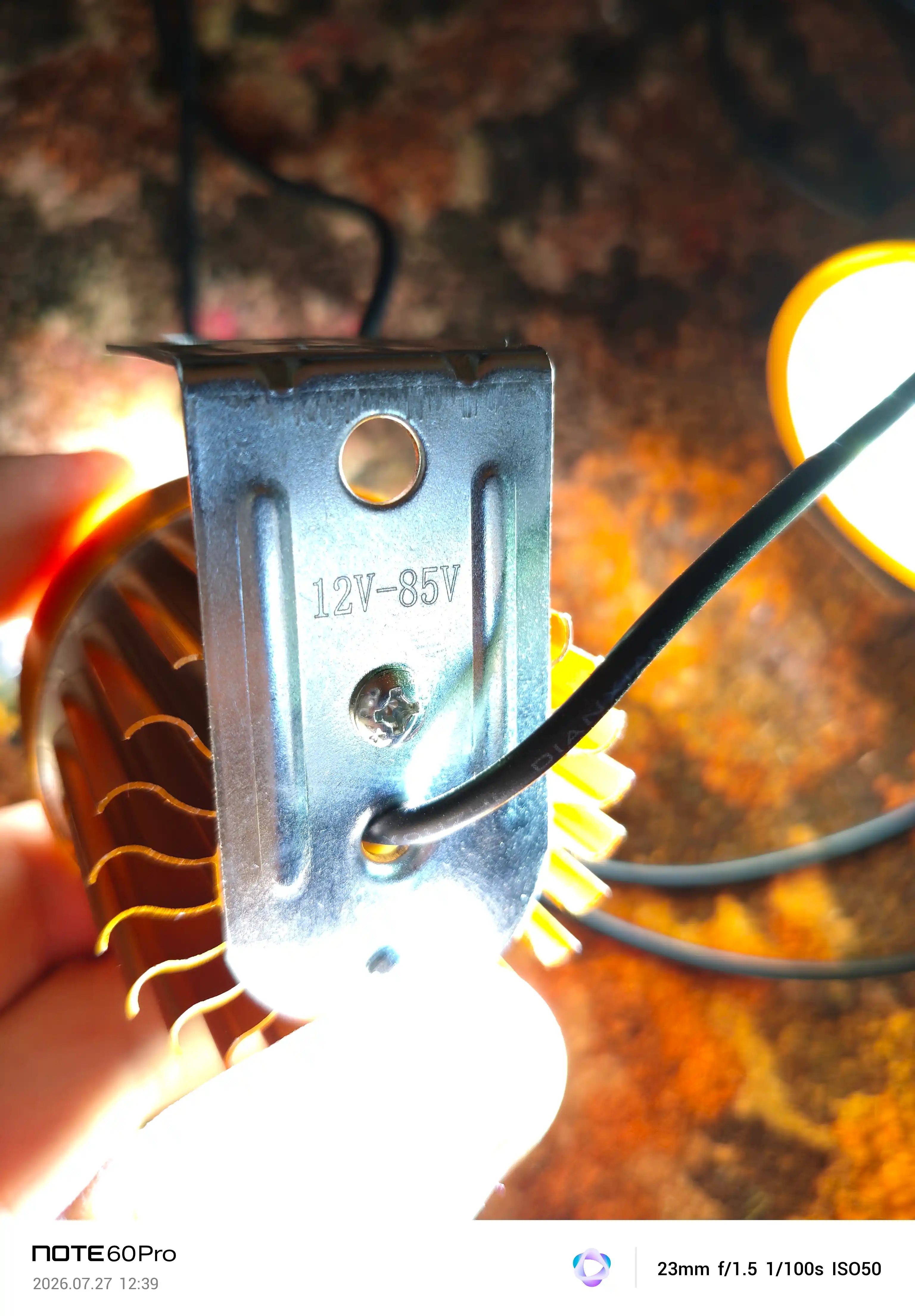 Skuter va Mototsikl uchun qo‘shimcha LED faralar, yorqin yoritish, universal o‘rnatish