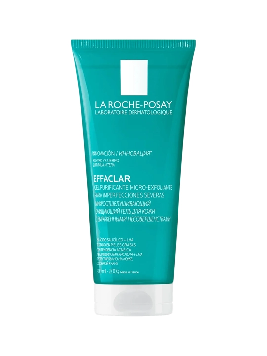 LA ROCHE-POSAY Effaclar Гель очищающий микроотшелушивающий 200 мл