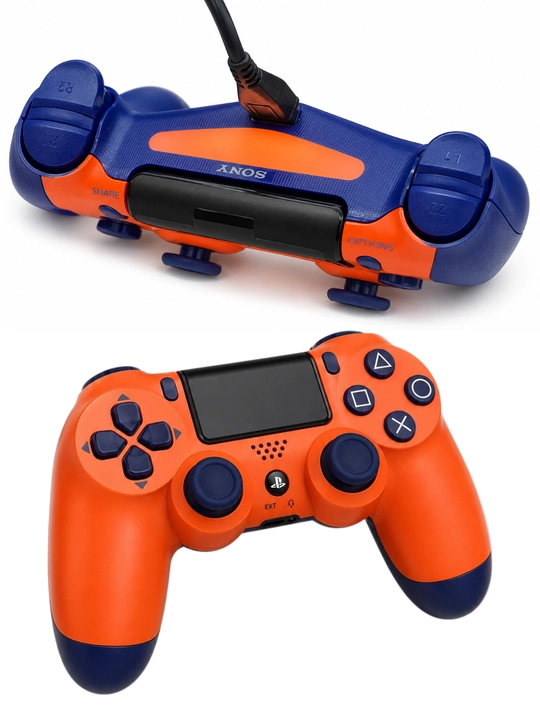 Simsiz geympad DualShock 4, Bluetooth, PS4, kompyuter va telefon uchun, 5 rang