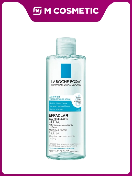 LA ROCHE-POSAY Effaclar Мицеллярная вода Ultra 400 мл - 