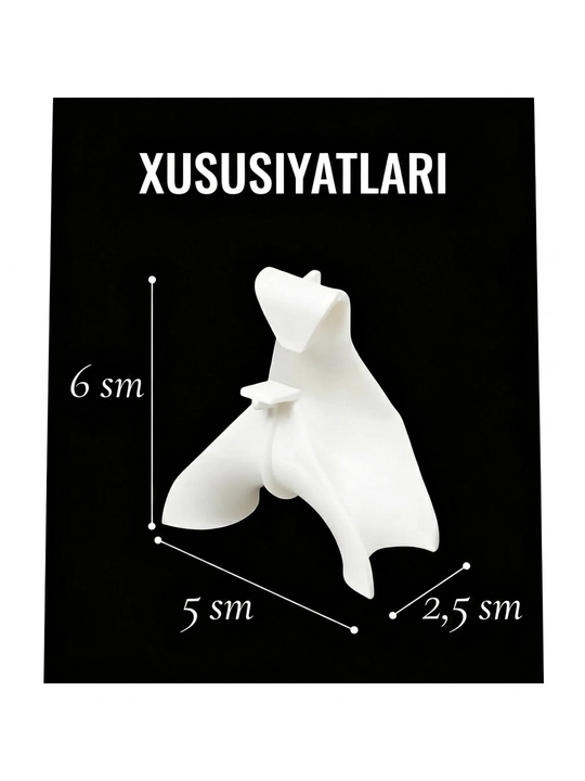 Radial krichka, bodring poyalari uchun shpalera ushlagichi, 10 dona