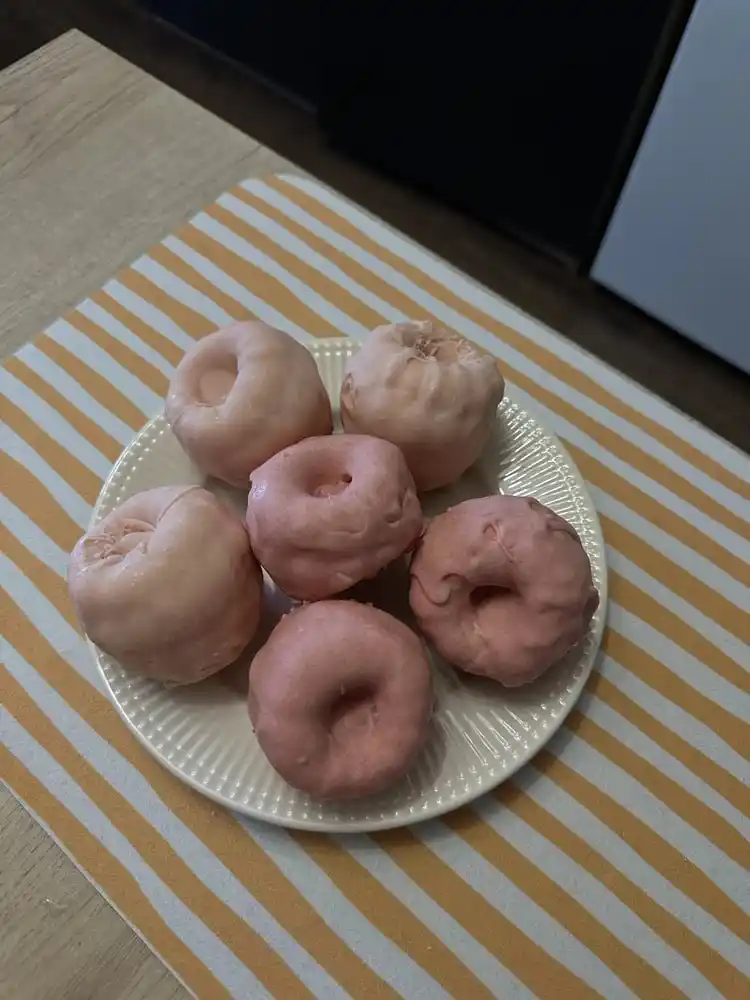 Mussli pirojniylar va korpusli shirinliklar tayyorlash uchun silikon qolip, Malina, Qulupnay