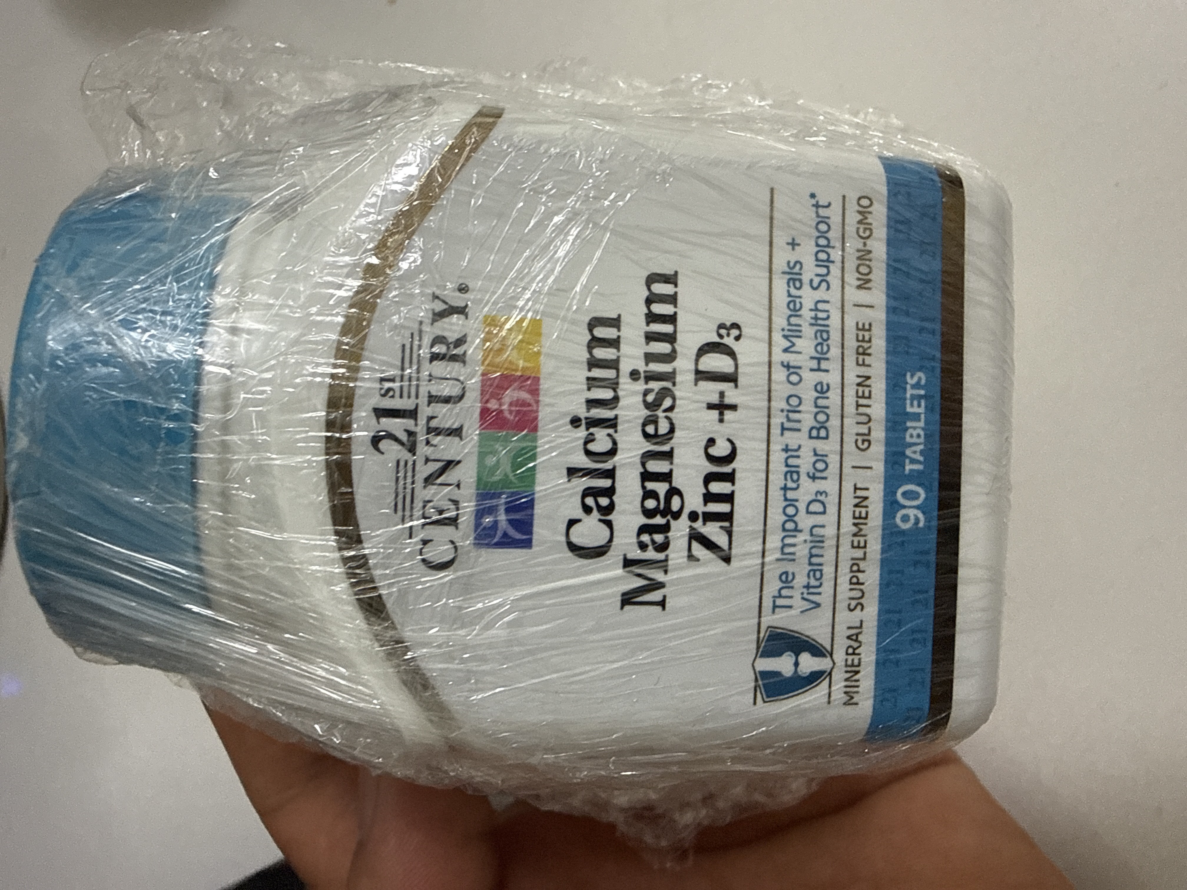 Cal Mag Zinc + D3 21st Century 90 dona + Sovg'a: 4 tasi 1 da Tabletnitsa AQSh