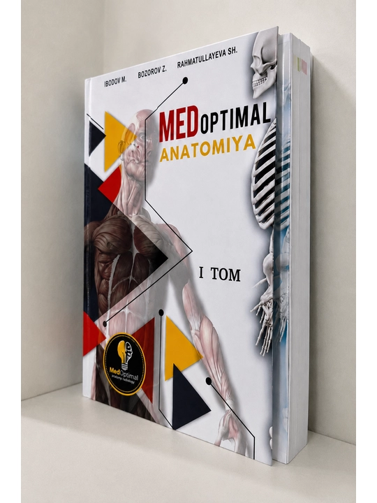 Tibbiyot kitobi, MEDoptimal anatomiya, tibbiyot talabalari uchun darslik, qo‘llanma