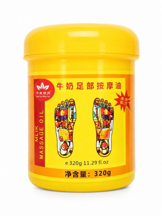 Oyoq va tovon uchun massaj moyi, namlovchi va yumshatuvchi, 320 g