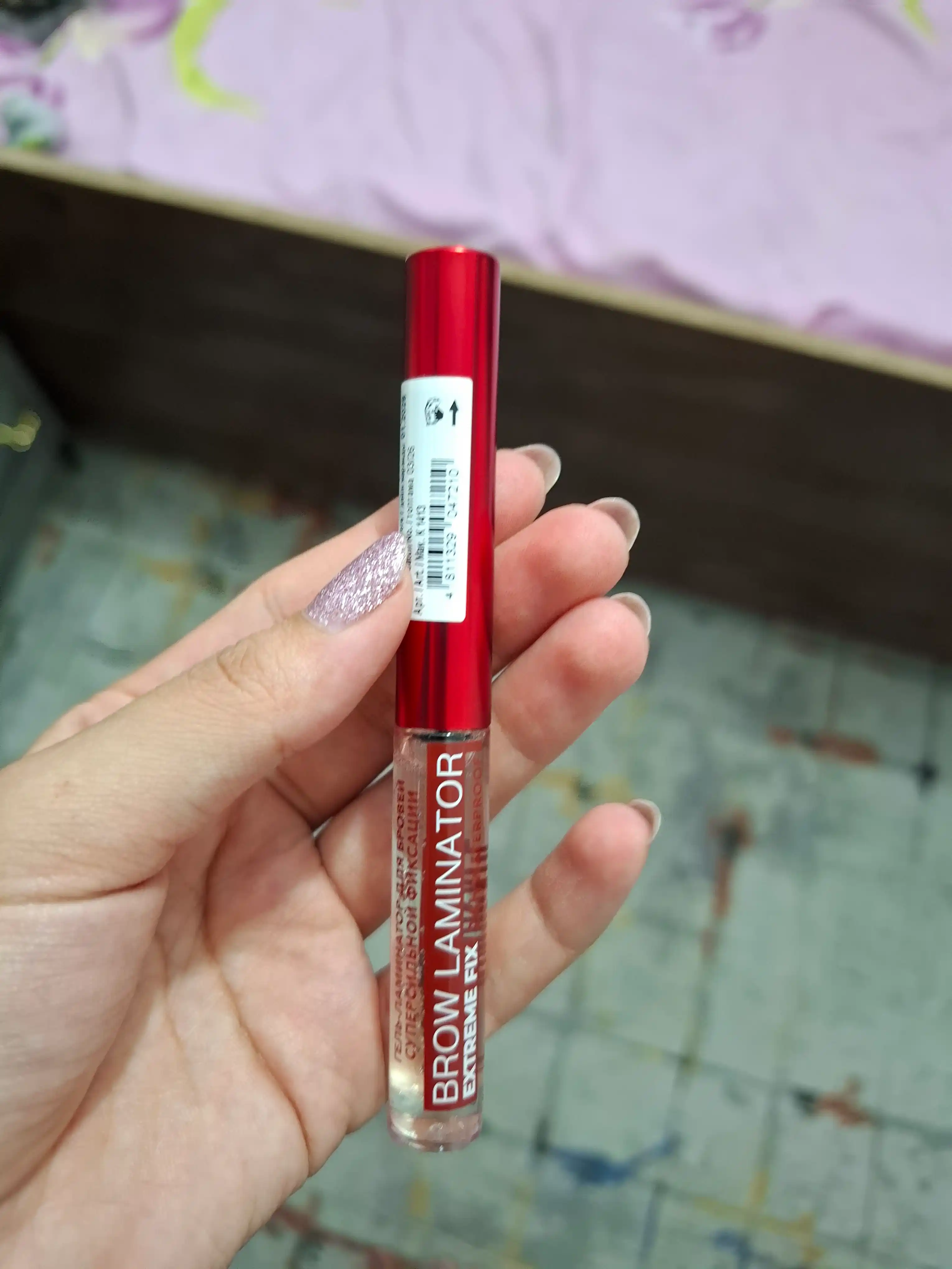 Гель-фиксатор для бровей, Luxvisage Brow Laminator extreme fix 24h, водостойкий, 4.2 г