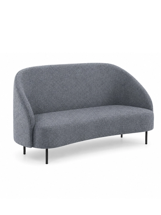 AIKO Lilla divan, uy va ofis uchun, metall oyoqli, divan, 173 x 67 x 77 sm