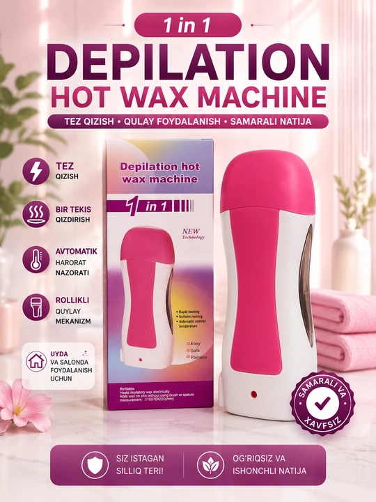 Depilation Hot Wax Machine 1 in 1 — электрический воскоплав для депиляции, - 