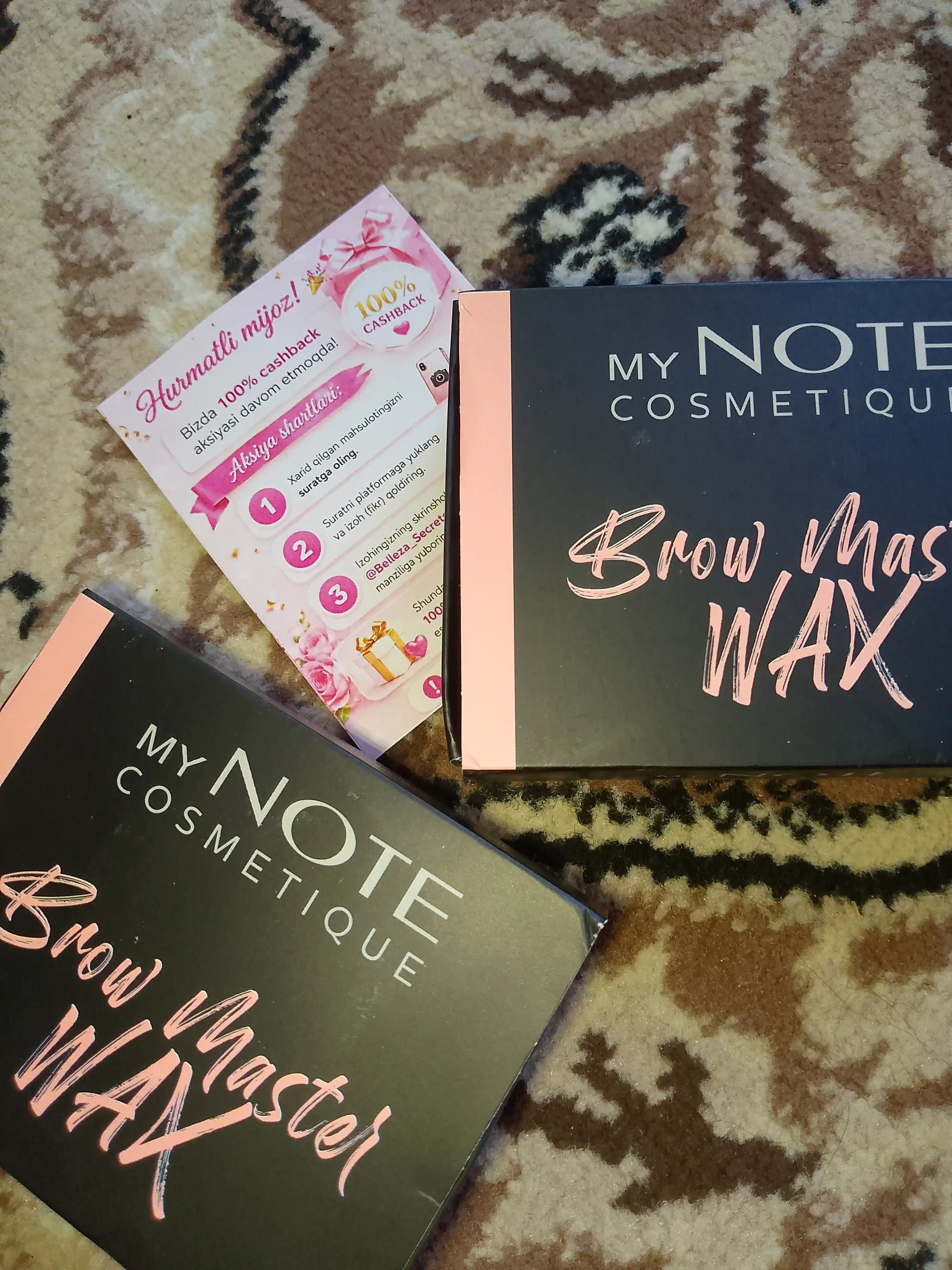 NOTE фиксатор для бровей Brow Master Wax