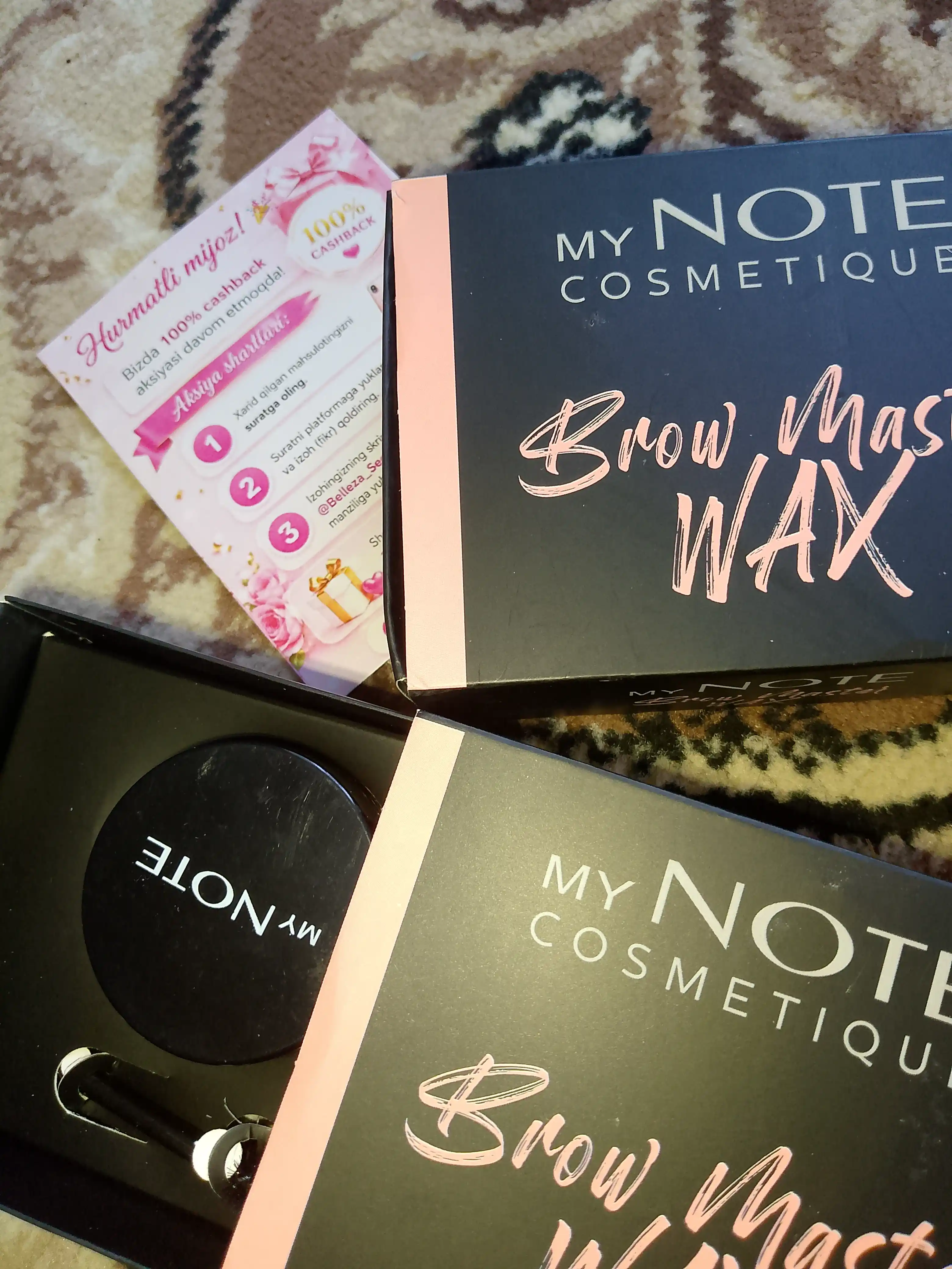 NOTE фиксатор для бровей Brow Master Wax