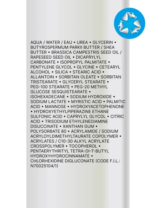 LA ROCHE-POSAY Lipikar Lait Urea 10% Tana uchun namlantiruvchi sut 400 ml