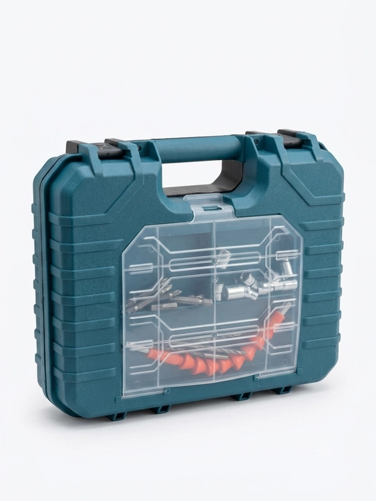 BAYKAL 48B akkumulyatorli burama buragich-drel, 24 ta predmetli cho‘tkasiz, g‘ilofda