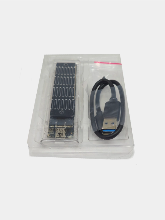 SSD uchun radiator bilan tashqi korpus SSD NVME M.2 USB 3.1 USB-Aga Type-C