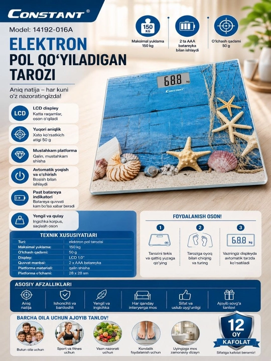 Constant 14192-016A elektron pol tarozisi