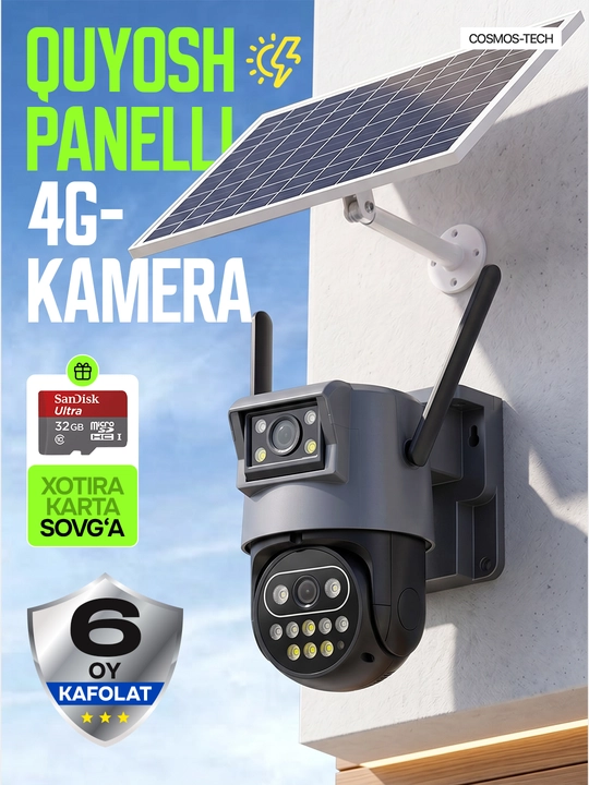 Video kuzatuv kamerasi, sovg‘a sifatida fleshka Wi-Fi kuzatuv kamerasi 4G kamera, HIKVISION - 