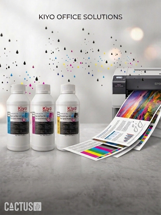 Epson printerlari uchun KIYO Premium suvga asoslangan siyoh (500 ml), kraska