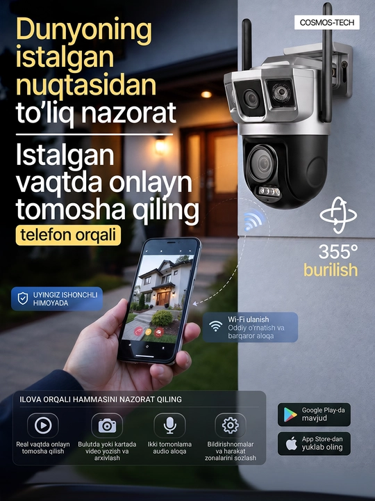 Video kuzatuv kamerasi, sovg‘a sifatida fleshka Wi-Fi kuzatuv kamerasi 4G kamera, HIKVISION
