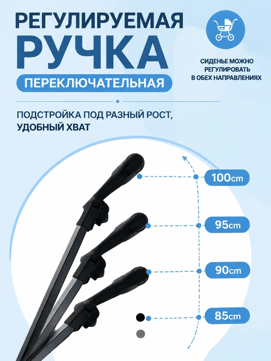 Детская коляска-дрон, Лёгка и прогулочная коляска с складной конструкцией