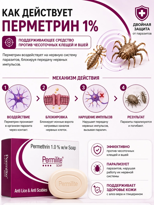 Permilayt sovuni, 75 g