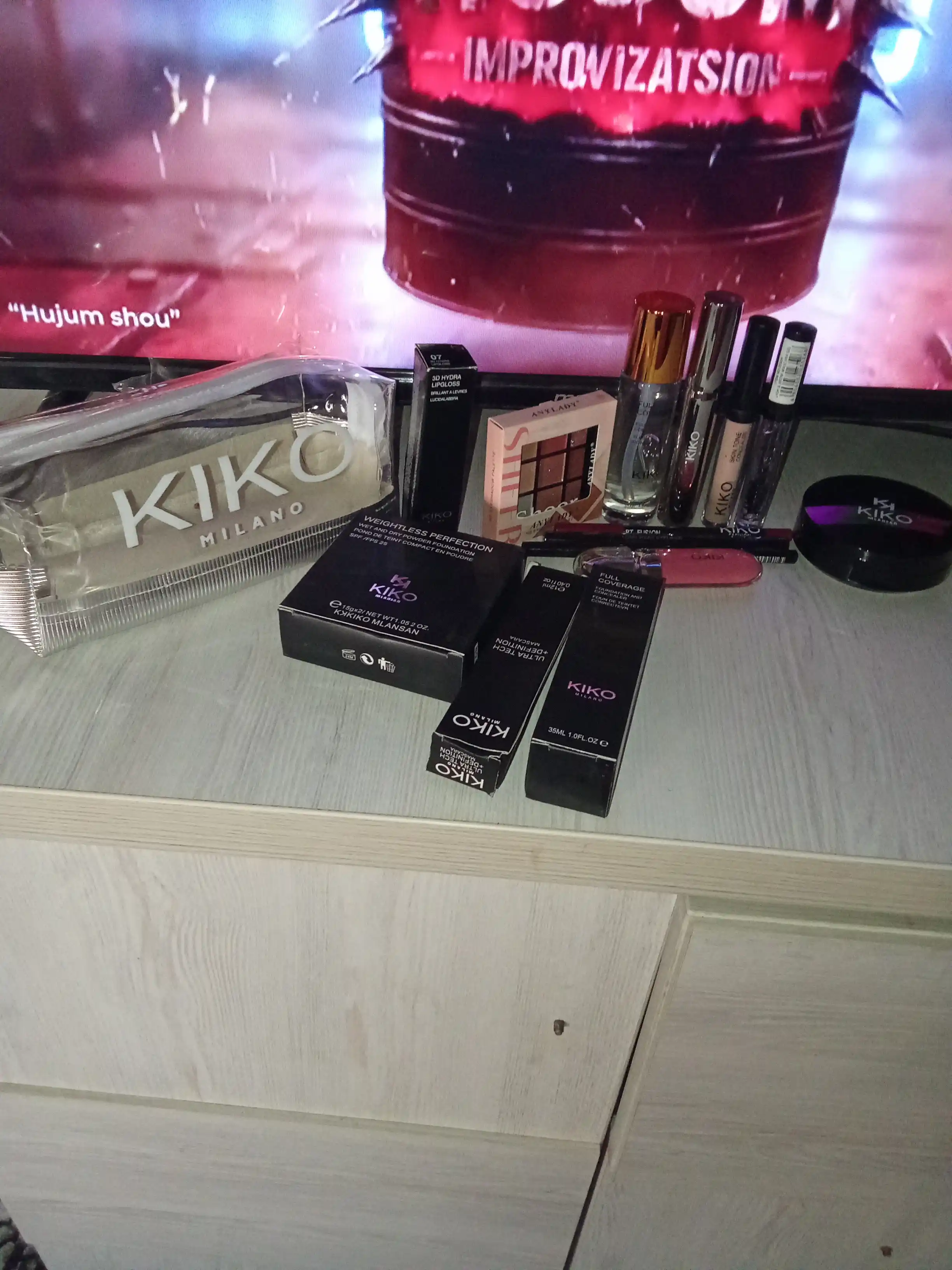 Набор косметики Kiko, 11 в 1, для ухода за лицом, подарочный бьюти бокс