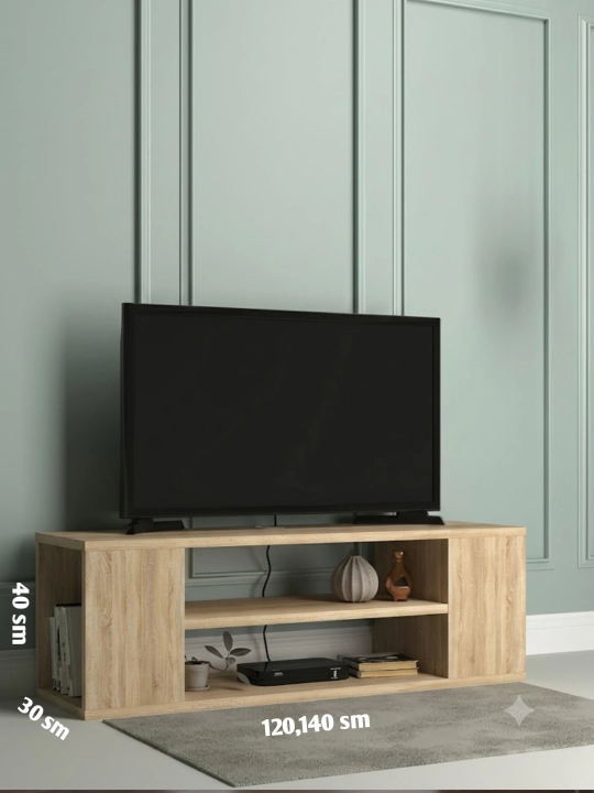 Zamonaviy va minimalistik Televizor osti tumbasi, loft uslubida, TV podstavka TV07 - 