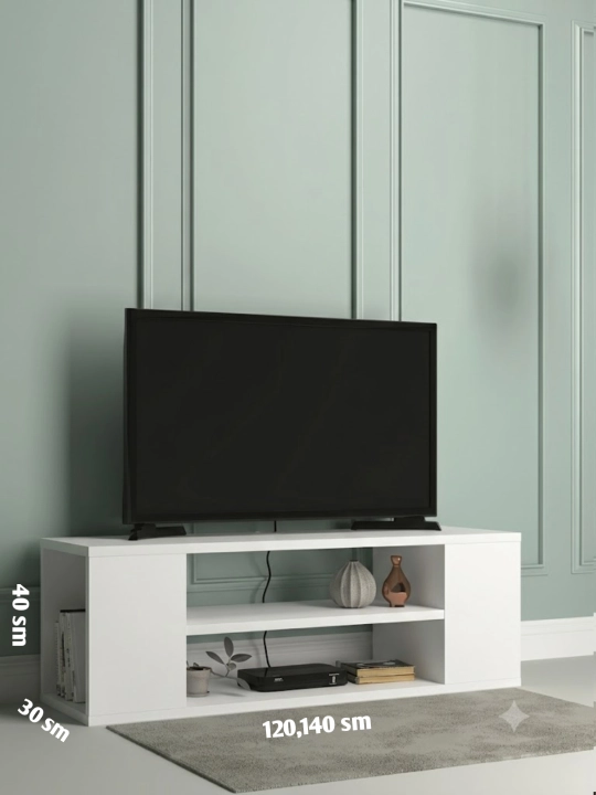Zamonaviy va minimalistik Televizor osti tumbasi, loft uslubida, TV podstavka TV07 - 