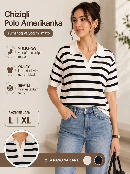 Ayollar uchun Polo Amerikankasi-Qulay va zamonaviy dizayn