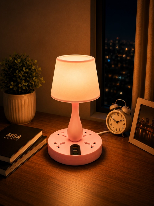 Настольная лампа, ночник, USB-лампа, настольная лампа с розеткой