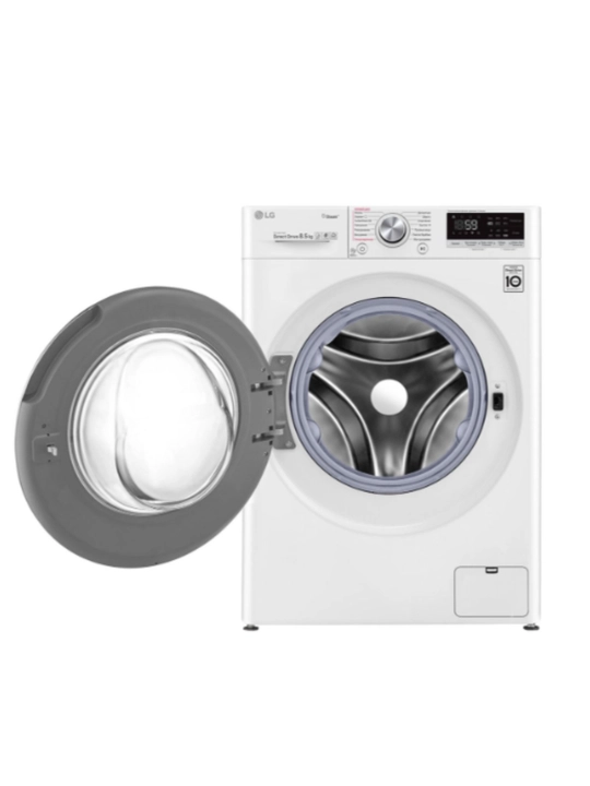 Kir yuvish mashinasi LG 8.5 kg, AI DD, Steam+, TurboWash™, Inverter , 1200 ayl/min