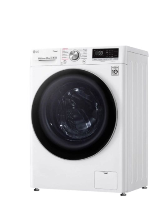 Kir yuvish mashinasi LG 8.5 kg, AI DD, Steam+, TurboWash™, Inverter , 1200 ayl/min