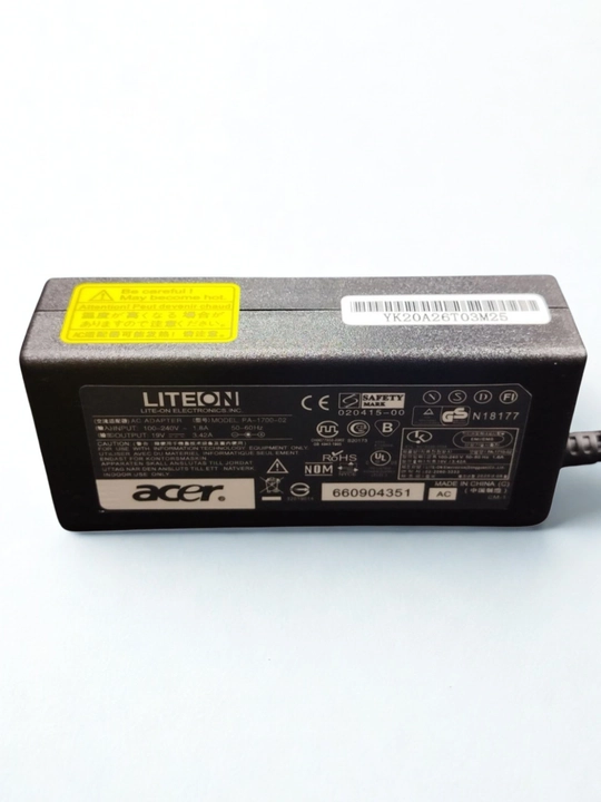 Зарядное устройство для ноутбука Acer, 65 Вт, 19.5 В 3.33A, адаптер питания Acer 65W