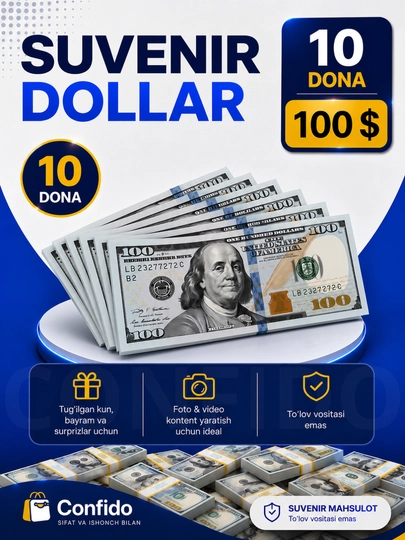 Доллар сувенир, сувенирные деньги для украшения, купюра, 100 USD, 50 USD, 20 USD, 10 USD - 