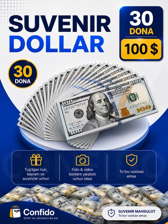 Доллар сувенир, сувенирные деньги для украшения, купюра, 100 USD, 50 USD, 20 USD, 10 USD - 