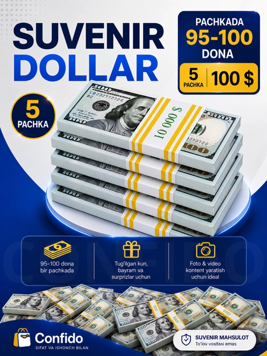 Доллар сувенир, сувенирные деньги для украшения, купюра, 100 USD, 50 USD, 20 USD, 10 USD - 