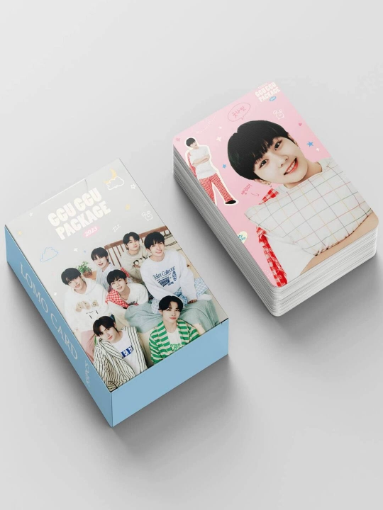 K-pop lomo-kartalari to'plami BTS, Stray Kids, Enhypen, Jungkook, 55 dona - 